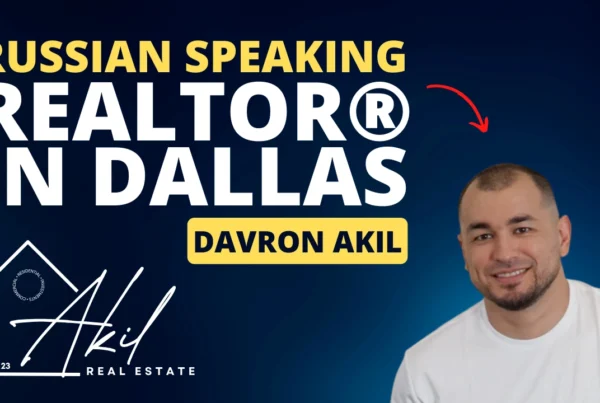 Russian Speaking Realtor in Dallas Frisco - Davron Akil
